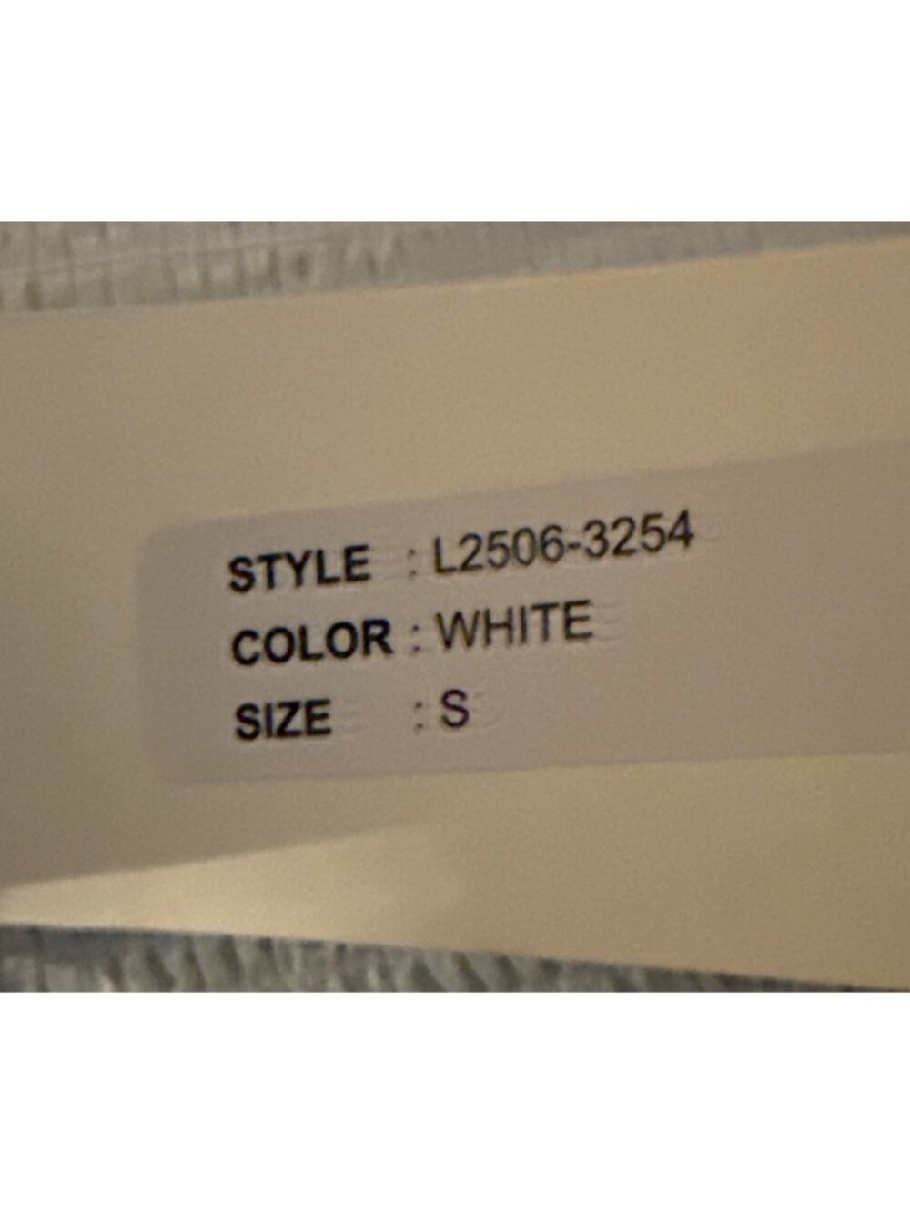 Love The Label Women's White Puff Sleeve Short Sleeve Top Small New with Tag - Picture 6 of 6